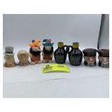 Vintage 1940s Man and Woman Collectible Salt and P