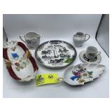 Leaf Shaped Candy Dish or Trinket Dish, Niagara Fa