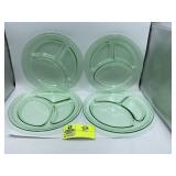 Uranium Glass Grill Plate