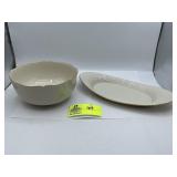 Lenox Bowl, Large Lenox Bowl, Lenox Salad Bowl, Se