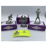 Masterworks Fine Pewter Basketball Player Figurine