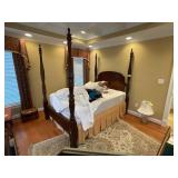 QUEEN SIZE FOUR POSTER WHEAT BED