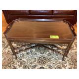 WOOD COFFEE TABLE 35 IN X 20 IN X 18 IN