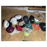 GROUP OF MISC BALL CAPS, NC STATE, CLEMSON, SNAKE