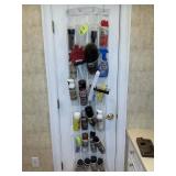 ORGANIZER WITH CLEANERS AND POLISHES