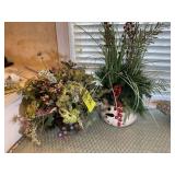 GROUP OF ARTIFICIAL FLOWERS