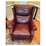 HANCOCK AND MOORE LEATHER RECLINER
