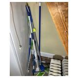 GROUP OF MOPS AND CLEANERS