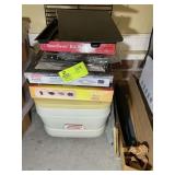 COLEMAN CAMPING TOILET AND MISC GRILL PARTS