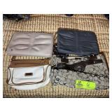 GROUP OF PURSES, KIM ROGERS, COACH, ETC