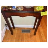 SMALL HALL TABLE, 28 IN X 11 IN X 30 IN