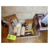 GROUP OF CANDLES AND LANTERN