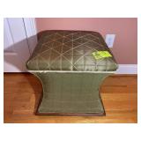 UPHOLSTERED FOOT STOOL, 20 IN SQUARE