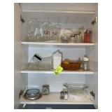 CONTENTS OF CABINET INCLUDING STEM GLASSWARE, DESP