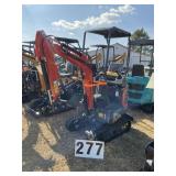 2025 Unused CFG Mini Excavator Model MX15RX no boo