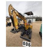 2025 Unused CFG Mini Excavator Model MX12R RATO