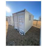New 11FT x 80IN x 88IN Shipping Container Office w