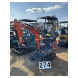 2025 Unused CFG Mini Excavator Model MX15RX no boo