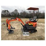 Mini excavator, unused model LDGME18ZW   Year: