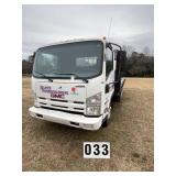 GMC W4500 16ft Flat bed Pressure washing truck.