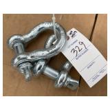 Pair of Landhonor Unused 3/4in 4.75 ton Anchor Sha