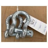 Pair of Landhonor Unused 3/4in 4.75 ton Anchor Sha