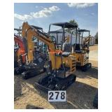 2025 Unused CFG Mini Excavator Model MX12R RATO 15