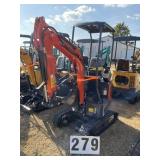 2025 Unused CFG Mini Excavator Model MX15RX no boo