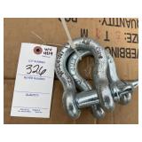 Pair of Landhonor Unused 3/4in 4.75 ton Anchor Sha