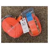 Pair of 2 Landhonor Unused 2inx27ft 5 ton Ratchet