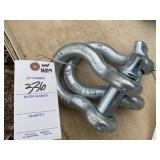 Pair of Landhonor Unused 1in 8.5 ton Anchor Shackl