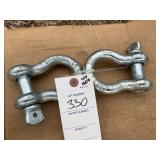 Pair of Landhonor Unused 3/4in 4.75 ton Anchor Sha