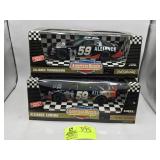 PAIR OF ERTL COLLECTIBLES AMERICAN MUSCLE 1/18 SCA