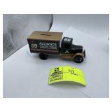 ERTL 1931 HAWKEYE MOTOR TRUCK BANK, ALLIANCE RACIN