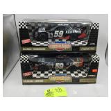 PAIR OF ERTL COLLECTIBLES AMERICAN MUSCLE 1/18 SCA