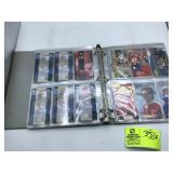 BINDERS WITH OPTIMA PRESS PASS XL RACING CARDS AND