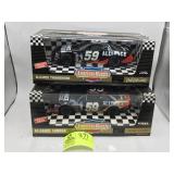 PAIR OF ERTL COLLECTIBLES AMERICAN MUSCLE 1/18 SCA