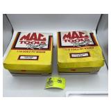 PAIR OF MAC TOOLS 1/16 SCALE PIT WAGONS, RUSTY WAL