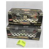 PAIR OF ERTL AMERICAN MUSCLE 1/18 SCALE DIE CAST A