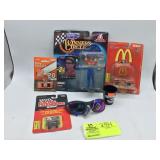 GROUP OF ASSORTED NASCAR MEMORABILIA FIGURINE, DIE