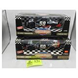 PAIR OF ERTL COLLECTIBLES AMERICAN MUSCLE 1/18 SCA