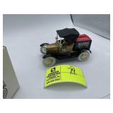 ERTL 1918 RUNABOUT BANK, ALLIANCE RACING,  IN ORIG