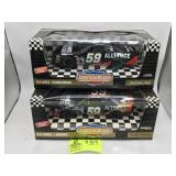 PAIR OF ERTL COLLECTIBLES AMERICAN MUSCLE 1/18 SCA
