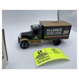 ERTL 1931 HAWKEYE MOTOR TRUCK BANK, ALLIANCE RACIN