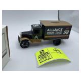 ERTL 1931 HAWKEYE MOTOR TRUCK BANK, ALLIANCE RACIN