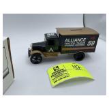 ERTL 1931 HAWKEYE MOTOR TRUCK BANK, ALLIANCE RACIN
