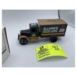 ERTL 1931 HAWKEYE MOTOR TRUCK BANK, ALLIANCE RACIN