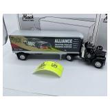 1ST GEAR 1960 MODEL B-61 MACK TRACTOR AND TRAILER,