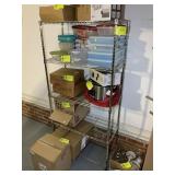 ROLLING METRO RACK, 30 IN X 14 IN X 62 IN, NO CONT