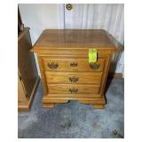 TWO DRAWER NIGHT STAND, 25 IN X 19 IN X 27 IN